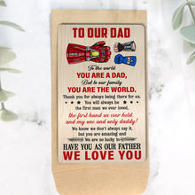 Load image into Gallery viewer, Personalized Wallet Card for Dad - Meaningful Gift Wallet Card PopCulturePrints

