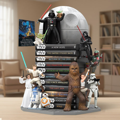 Epic Space Saga Collection Acrylic Plaque - Personalized Gift for Star Wars Fans Shaped Plaques PopCulturePrints