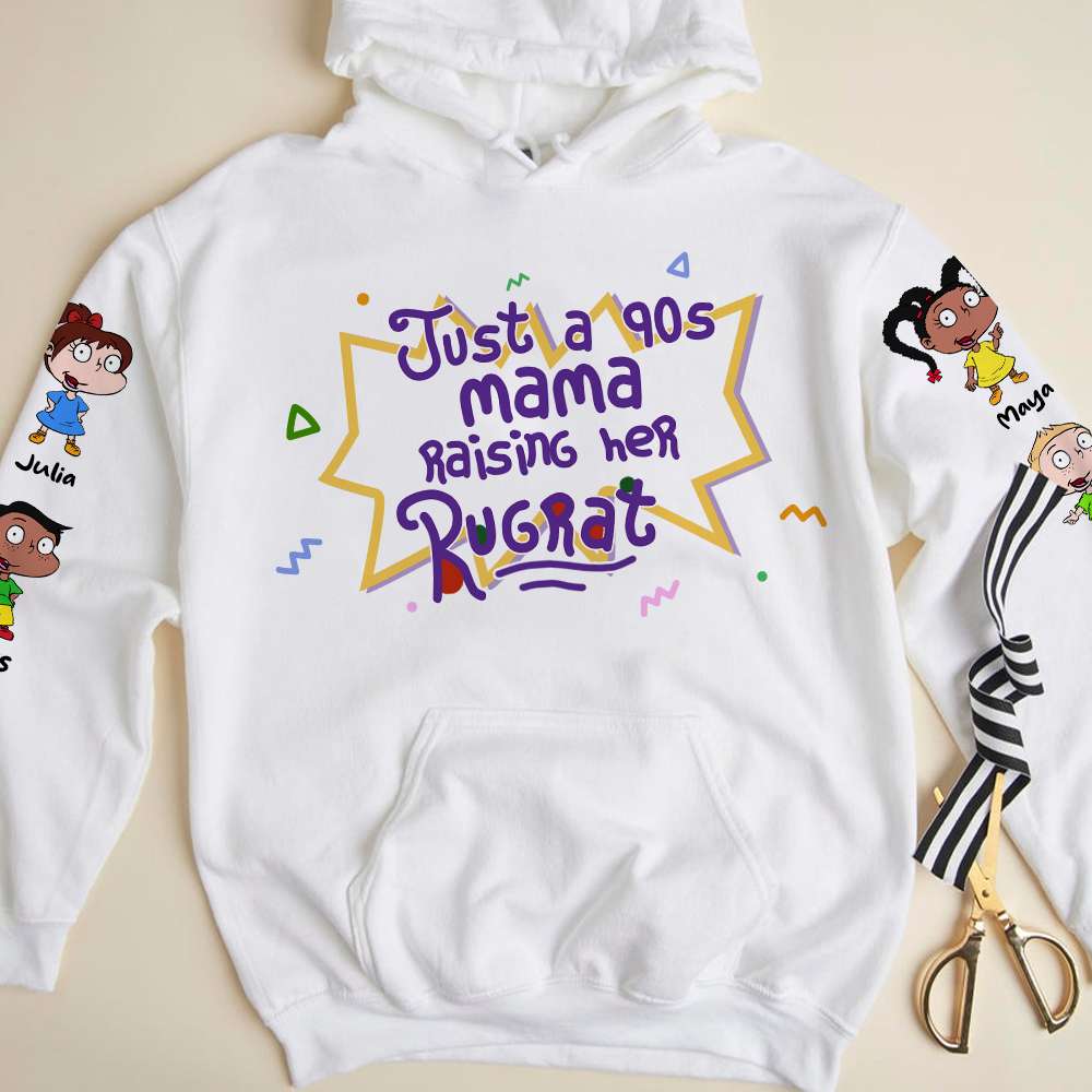 Custom 90s Mom 3D Sweatshirt - Cartoon Tribute AOP Products PopCulturePrints