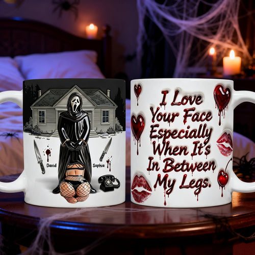 Naughty Couples Mug - Customizable Fun Gift for Partners Coffee Mug PopCulturePrints