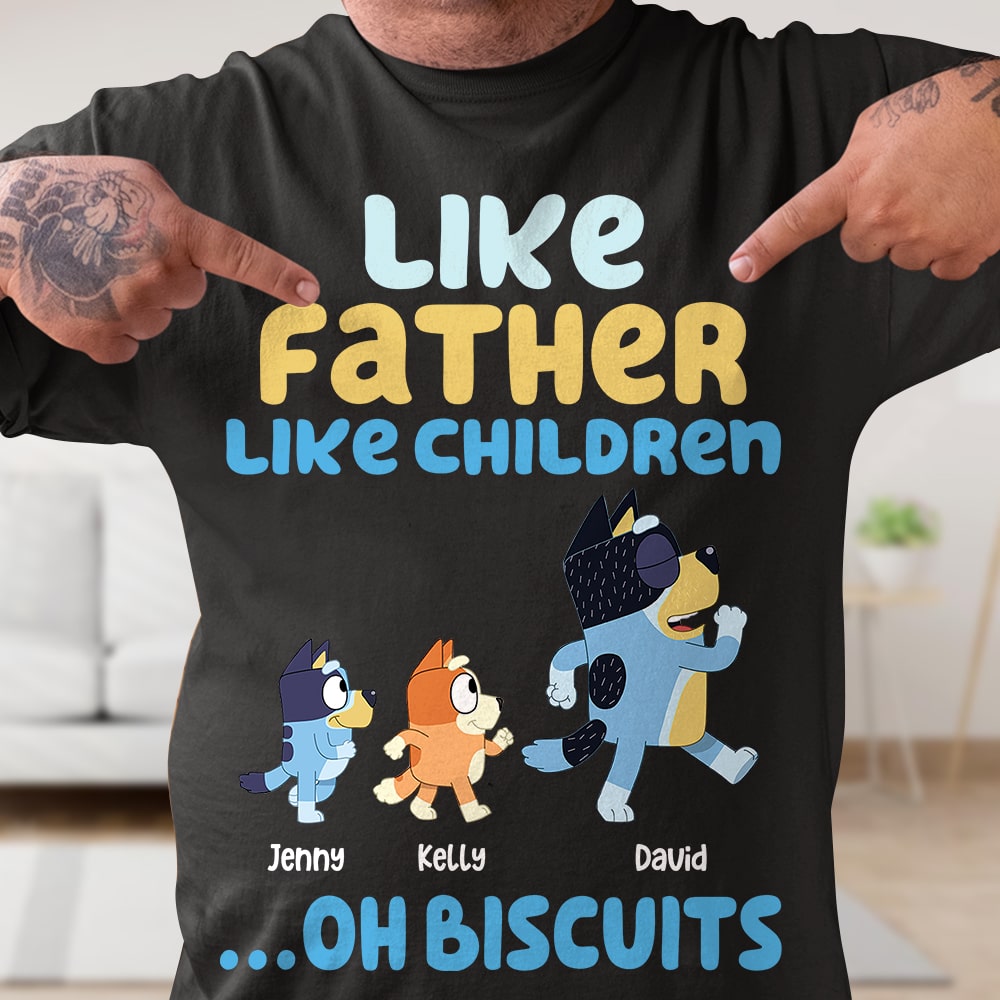 Personalized Father-Daughter 'Oh Biscuits' T-Shirt