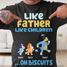 Load image into Gallery viewer, Personalized Father-Daughter &#39;Oh Biscuits&#39; T-Shirt
