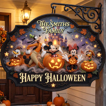 Load image into Gallery viewer, Happy Halloween Acrylic Sign - Personalized Halloween Gifts For Family 03natn060826 Acrylic Sign PopCulturePrints
