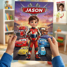 Load image into Gallery viewer, Greatest Racing Jigsaw Puzzle - Custom Photo Gifts 05hudt150726 Jigsaw Puzzles PopCulturePrints
