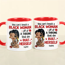 Load image into Gallery viewer, Empowered Black Woman Personalized Coffee Mug Coffee Mug PopCulturePrints
