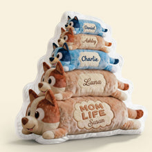 Load image into Gallery viewer, “Cuddle Up With Love” – Fun Play With Mom Custom Shape Pillow - Personalized Gift for Mom, Grandma, and Loved Ones Pillow PopCulturePrints
