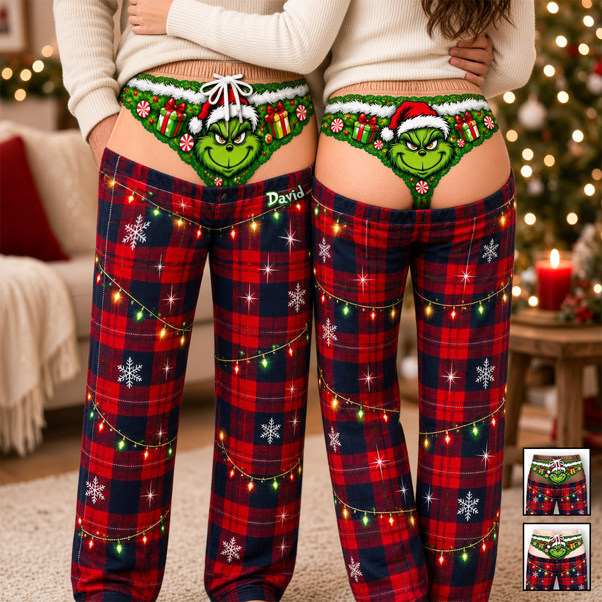 "Get Cozy this Christmas!" - Mischievous Christmas Pajama Pants - Personalized Gifts for Friends, Family & Loved Ones