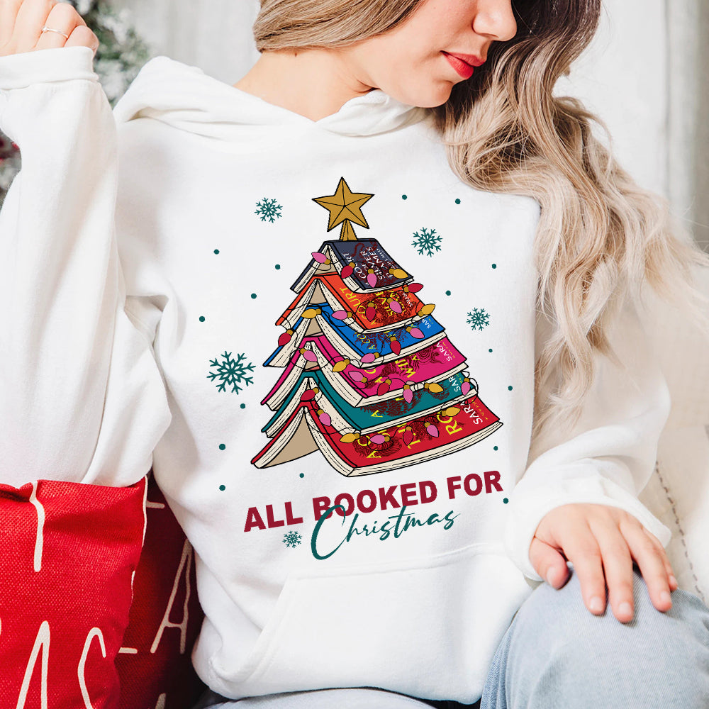 Festive Book Lover Christmas Sweatshirt