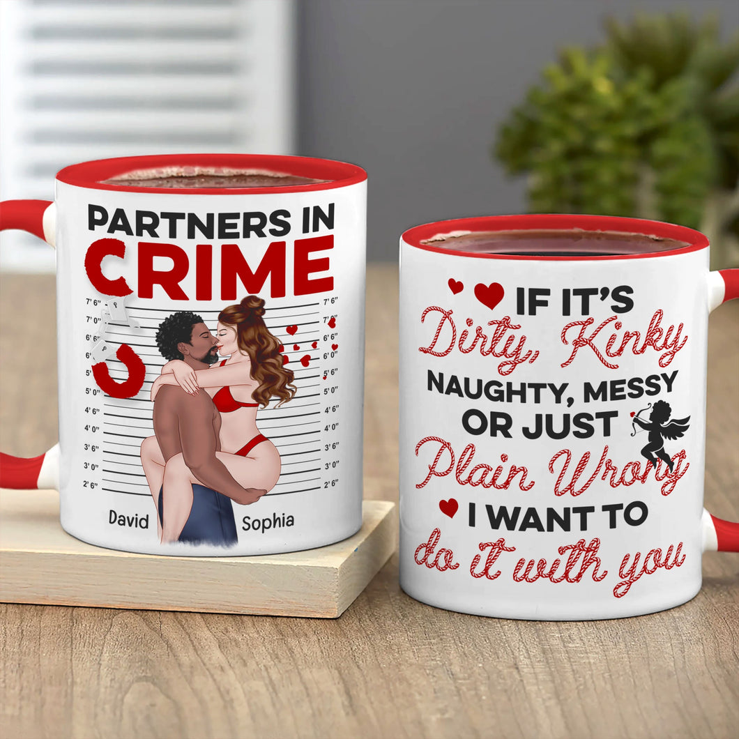 Personalized Partners in Crime Coffee Mug Coffee Mug PopCulturePrints