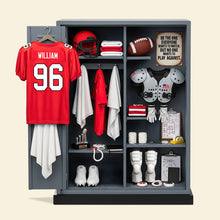 Load image into Gallery viewer, Be the One Everyone Wants to Watch - American Football Lovers Acrylic Plaque - Personalized Gifts for Fans Shaped Plaques PopCulturePrints
