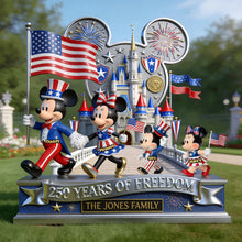 Load image into Gallery viewer, Celebrate Family Unity with Our Happy Parade Family Metal Sign - Personalized Decor Gifts Metal Signs PopCulturePrints
