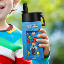 Load image into Gallery viewer, “Stay Hydrated in Style!” - Pixel Style School Survival Kid Tumbler - Personalized Gift for Kids Tumbler Cup PopCulturePrints
