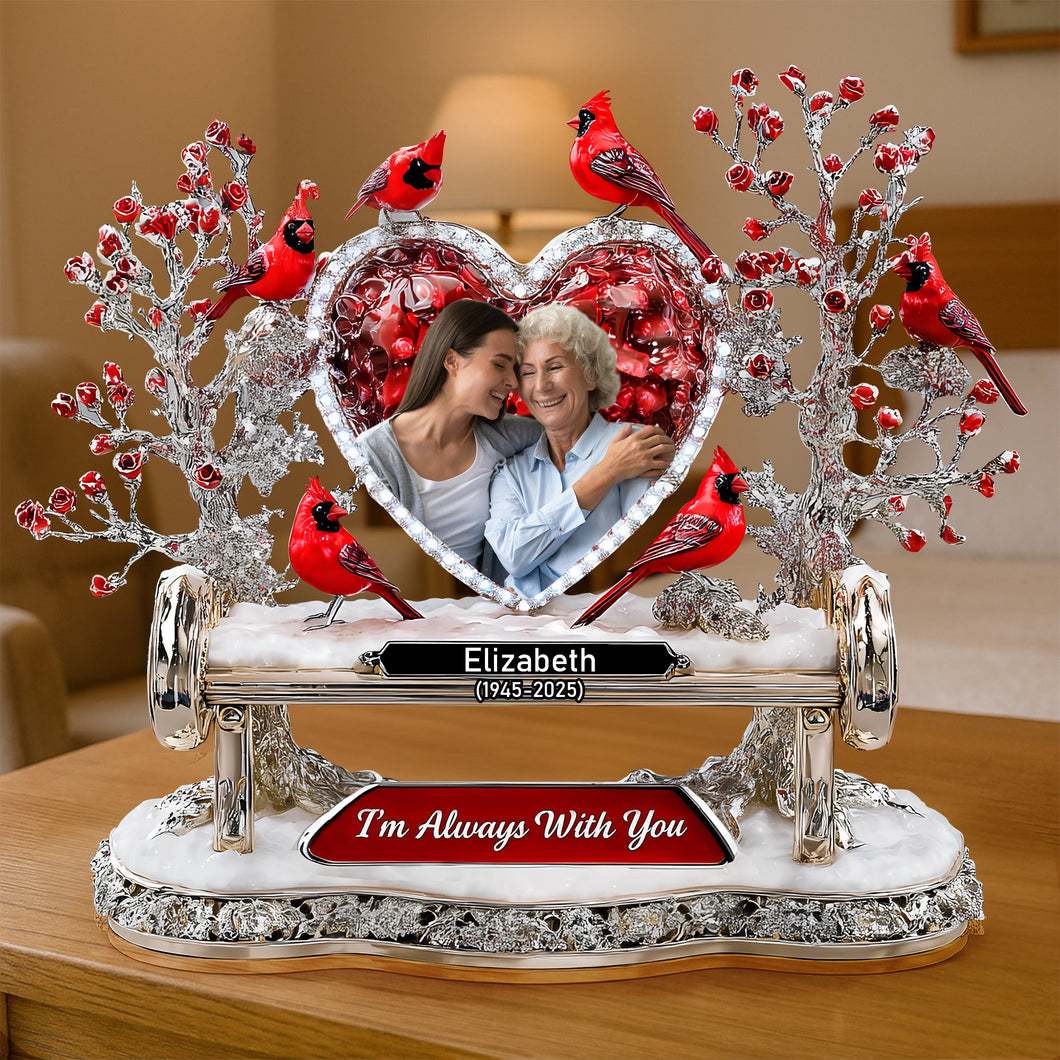 I'm Always With You - Personalized Acrylic Plaque | Custom Memorial Gift for Loved Ones Shaped Plaques PopCulturePrints