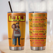 Load image into Gallery viewer, Personalized Couple Tumbler - Unique Valentine&#39;s Day Gifts for Lovers Tumbler Cup PopCulturePrints
