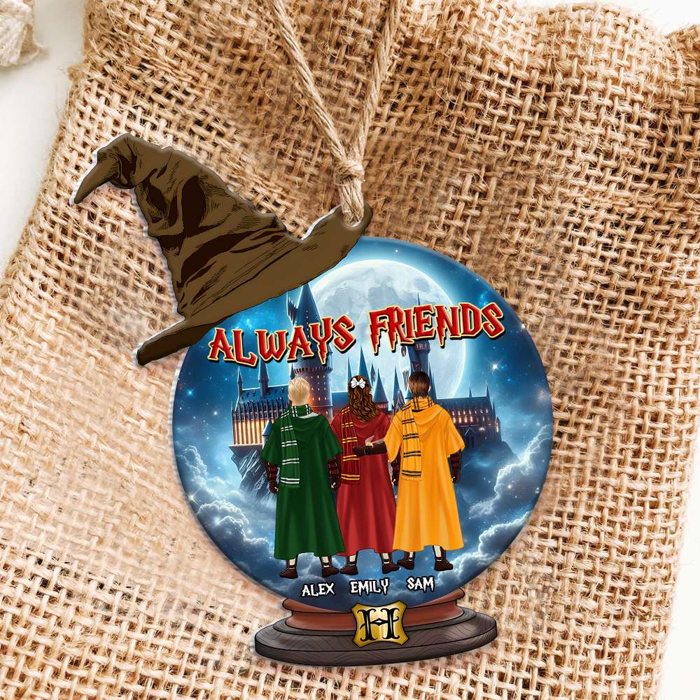 Personalized Harry Potter Friends Acrylic Snowball Ornament