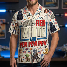 Load image into Gallery viewer, Independence Day Hawaiian Shirt Personalized Anniversary Gifts 03NATN030626 Hawaiian Shirts PopCulturePrints
