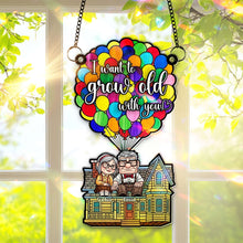 Load image into Gallery viewer, I Want to Grow Old with You - Love Bubble Suncatcher Ornament Ornament PopCulturePrints
