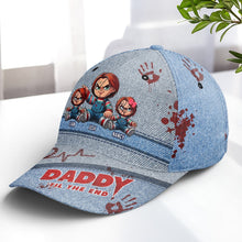 Load image into Gallery viewer, Personalized Classic Cap for Dad - Horror Movie Theme
