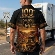 Load image into Gallery viewer, Ride the Legendary Road - Personalized Trucking Hawaiian Shirt
