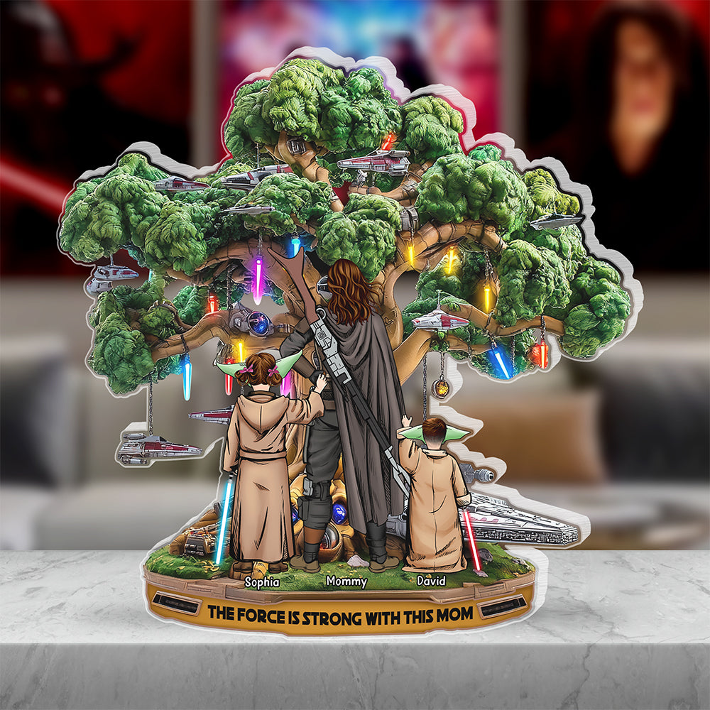 “Autism Doesn’t Come with a Manual, It Comes with a Mom Who Never Gives Up” - Personalized Gift for Autism Moms, Custom Shirt for Moms & Kids Shaped Plaques PopCulturePrints