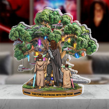 Load image into Gallery viewer, “Autism Doesn’t Come with a Manual, It Comes with a Mom Who Never Gives Up” - Personalized Gift for Autism Moms, Custom Shirt for Moms &amp; Kids Shaped Plaques PopCulturePrints
