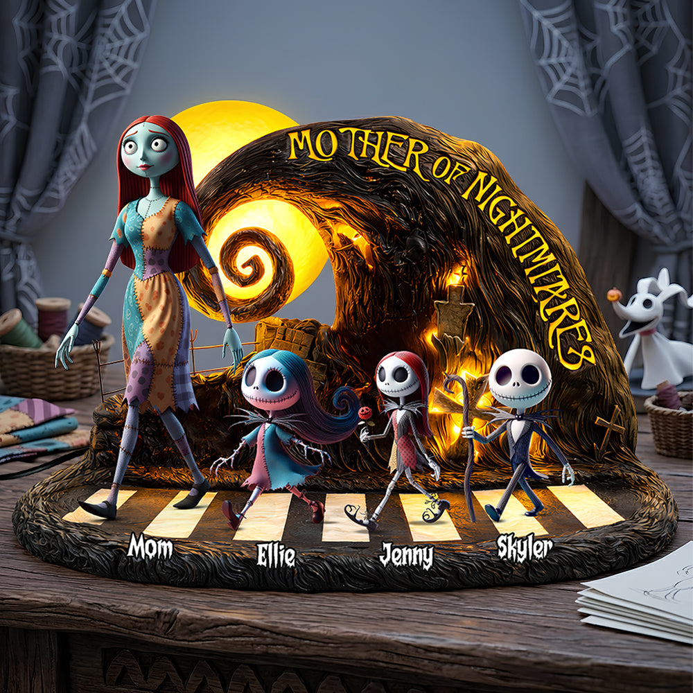 “Embrace the Spooky Spirit” - Spooky Mother Light Box - Personalized Gifts For Mom Light Box PopCulturePrints