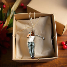 Load image into Gallery viewer, Personalized Cowboy Photo Ornament for Kids - Holiday Gift Ornament PopCulturePrints
