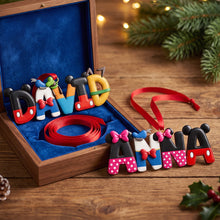 Load image into Gallery viewer, Personalized Cute Alphabet Christmas Ornament - A Unique Gift for Family and Friends Ornament PopCulturePrints
