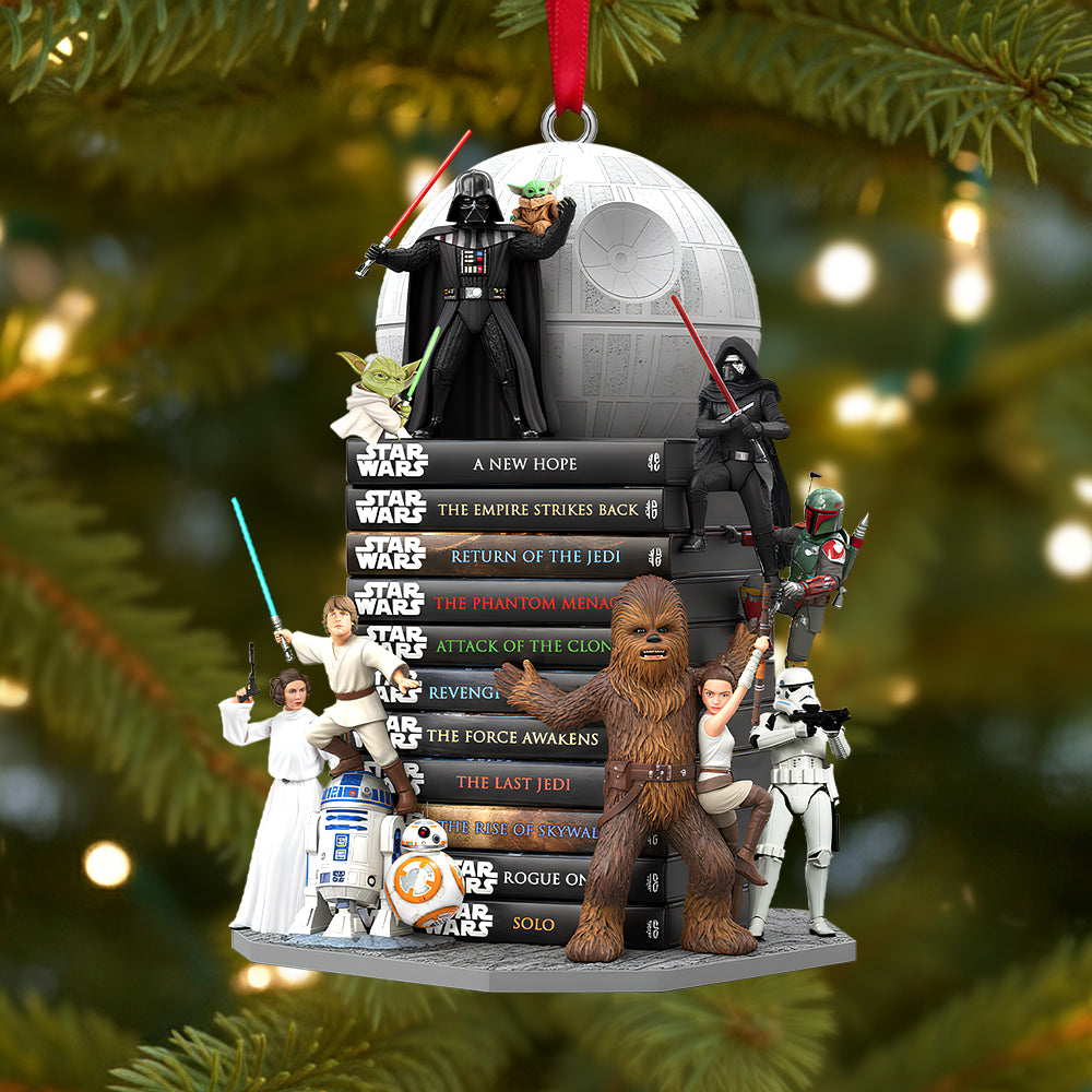 Epic Star Wars Acrylic Ornament - Personalized Christmas Gift for Fans and Collectors Ornament PopCulturePrints