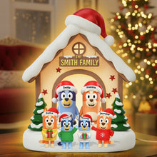 Load image into Gallery viewer, &quot;Illuminate Your Holidays with Joy&quot; - Funny Holiday Acrylic Light Box, Customizable Gift for Family &amp; Friends Light Box PopCulturePrints
