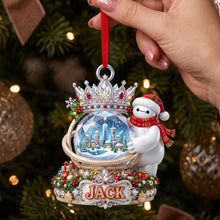 Load image into Gallery viewer, “Bring Home the Holiday Cheer!” - Lovely Merry Inflatable Robot Acrylic Ornament - Custom Christmas Gift for Family &amp; Friends

