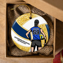 Load image into Gallery viewer, Personalized Volleyball Player Ceramic Ornament Ornament PopCulturePrints
