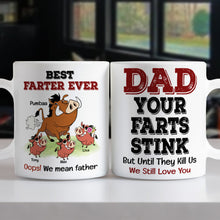 Load image into Gallery viewer, Personalized Dad Fart Humor Coffee Mug Coffee Mug PopCulturePrints
