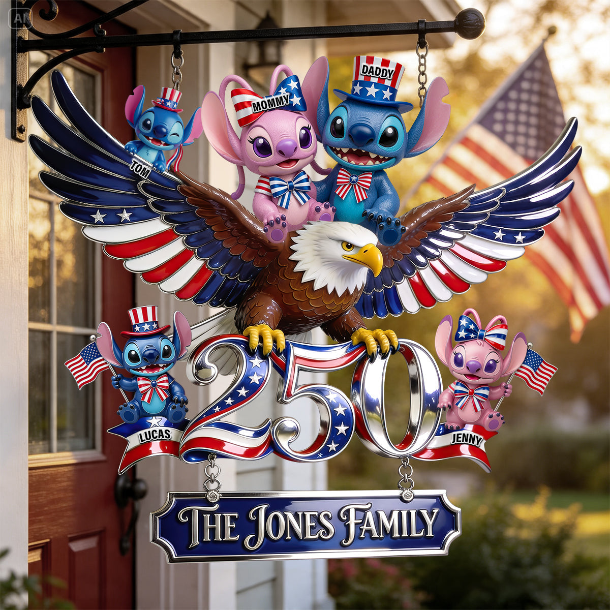 Celebrate Family Fun with Personalized Eagle Ride Acrylic Sign - Custom Decor Gift Acrylic Sign PopCulturePrints
