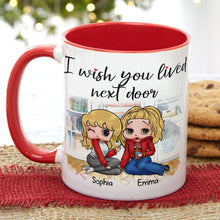 Load image into Gallery viewer, Personalized Best Friends Coffee Mug - Long Distance Friendship Gift Coffee Mug PopCulturePrints
