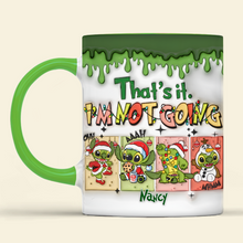 Load image into Gallery viewer, Personalized Alien Christmas Mug - Fun Holiday Gift
