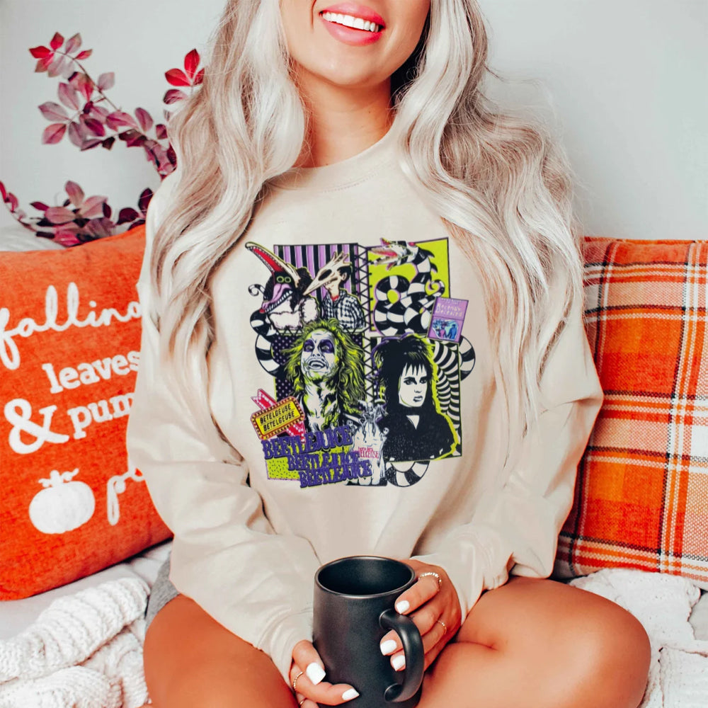 Beetlejuice Halloween Hoodie - Perfect Gift for Horror Movie Fans