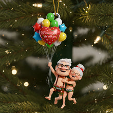 Load image into Gallery viewer, I Wanna Grow Old With You – Personalized Old Couple Christmas Ornament Ornament PopCulturePrints
