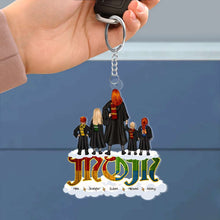 Load image into Gallery viewer, Custom Harry Potter Family Keychain - Personalized Magical Gift
