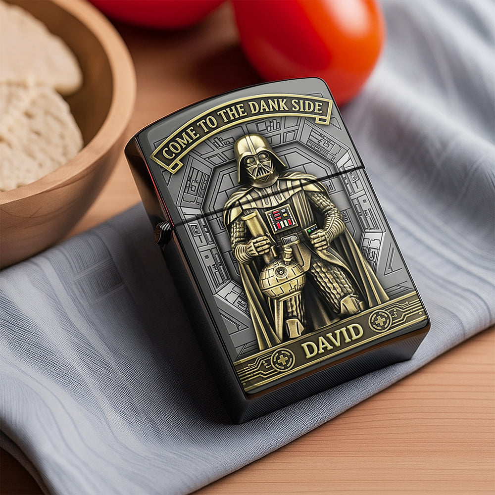 “Join the Dark Side with Style” - Warrior Lighter, Custom Personalized Gift for Star Wars Fans Lighter PopCulturePrints