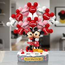 Load image into Gallery viewer, Reasons Why I Love You - Romantic Couple Acrylic Plaque - Personalized Gifts For Couples Shaped Plaques PopCulturePrints
