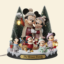 Load image into Gallery viewer, “Bring Home the Magic of Christmas!” - Family Christmas Custom Shape Acrylic Light Box - Personalized Gifts for Family Light Box PopCulturePrints
