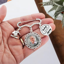 Load image into Gallery viewer, Today If Heaven Weren&#39;t So Far Away - Personalized Graduation Tassel Pin Graduation Tassel Pin PopCulturePrints

