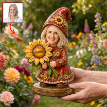 Load image into Gallery viewer, Cherished Memories: Customizable Gnome Grandma Acrylic Plaque - Perfect Gift for Grandmas Shaped Plaques PopCulturePrints
