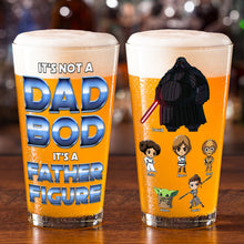 Load image into Gallery viewer, Personalized &#39;Father Figure&#39; Beer Glass - Custom Name &amp; Character Design Beer Glasses PopCulturePrints
