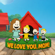 Load image into Gallery viewer, We Love You, Mom! - Personalized Mom Plaque | Custom Gifts for Mom and Grandma Shaped Plaques PopCulturePrints
