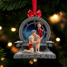 Load image into Gallery viewer, &quot;May Your Butt Be With Me&quot; - Naughty Couple Ornament - Personalized Gift for Couples Ornament PopCulturePrints
