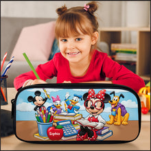Load image into Gallery viewer, Teaching is a Work of Heart - Cute Cartoon Pencil Case - Personalized Gift for Teachers, Students, and Kids Pencil Case PopCulturePrints
