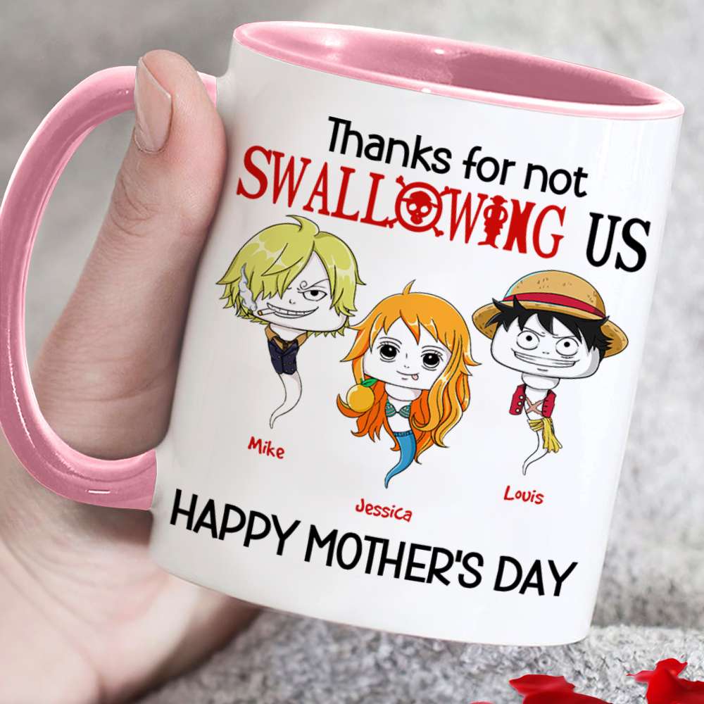 Personalized Anime Mom Coffee Mug - Funny Mother's Day Gift Coffee Mug PopCulturePrints