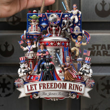 Load image into Gallery viewer, "Let Freedom Ring" - Personalized Acrylic Sign for Patriots - Perfect Custom Gift for Family &amp; Friends Acrylic Sign PopCulturePrints
